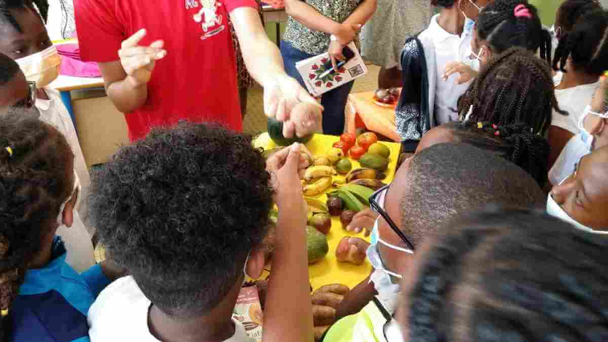 classes du goût guadeloupéennes projet pilote alimentation saine Guadeloupe